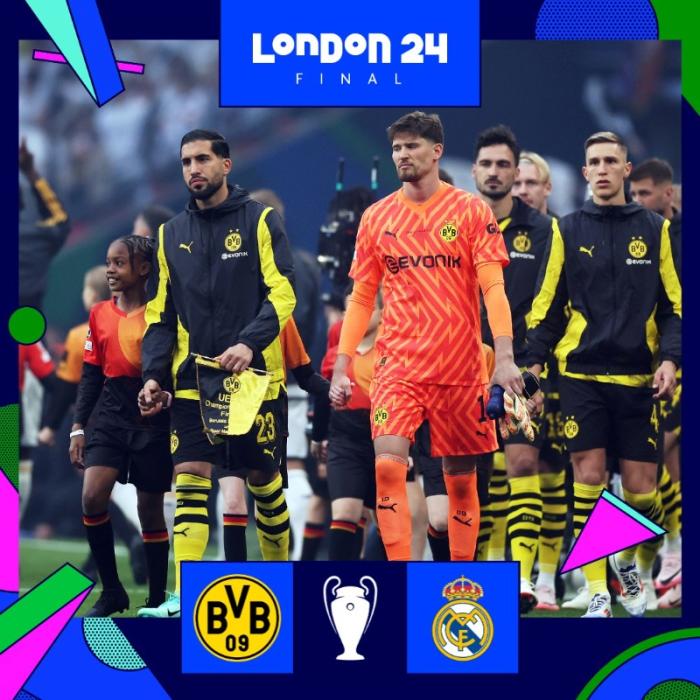 皇马在温布利击败多特蒙德夺得队史第十五座欧