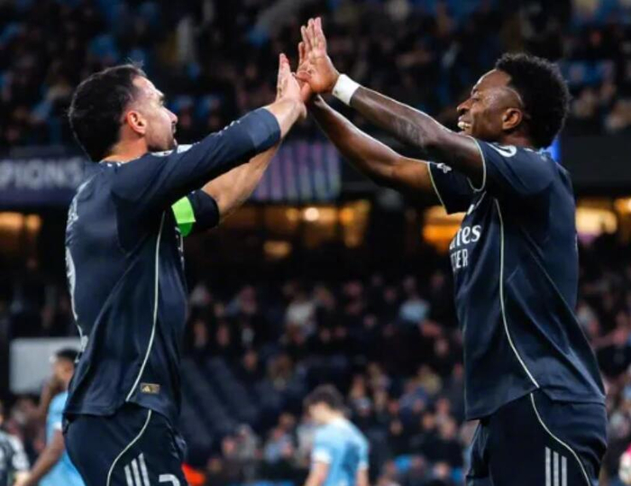 维尼修斯欧冠对阵曼城参与8球创历史纪录