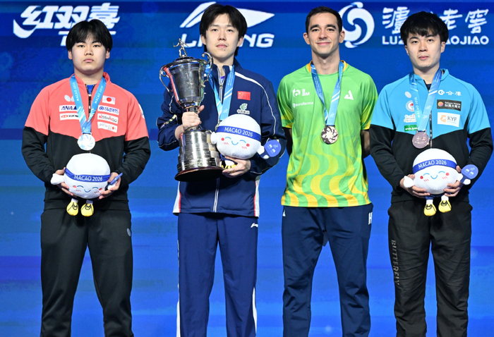 王楚钦力克松岛辉空夺世界杯冠军 养狼计划再显