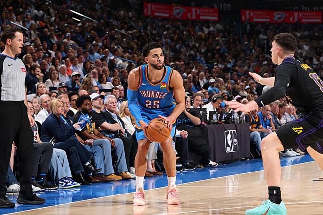 雷霆力克湖人，米切尔10分助球队豪取4连胜