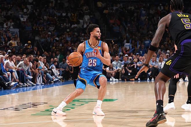 雷霆力克湖人，米切尔10分助球队豪取4连胜